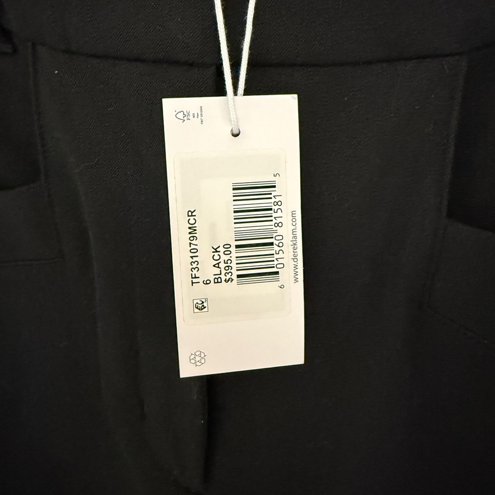 Derek Lam 10 Crosby Black Pants sz 6 NEW - Picture 2 of 6